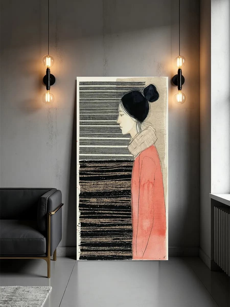 Женский образ, вытянутый формат · №17