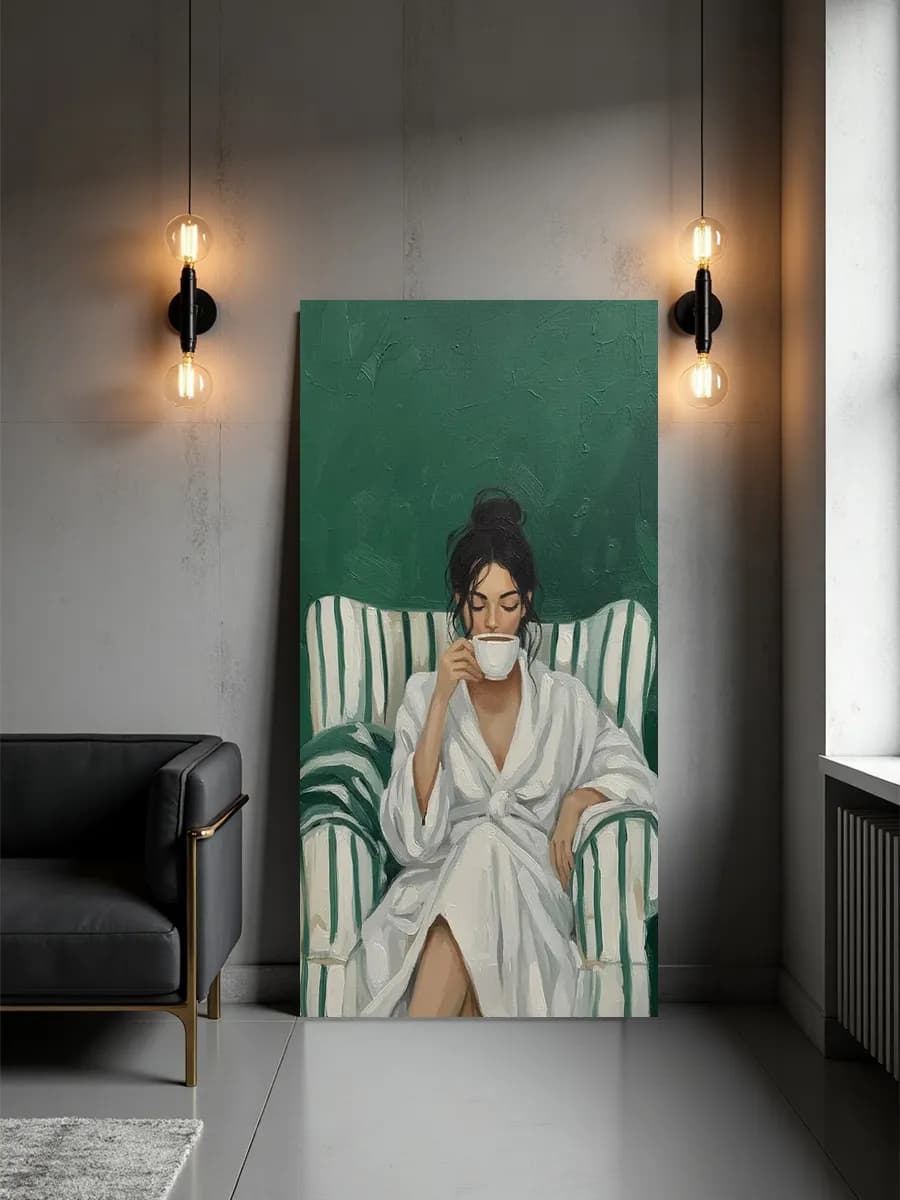 Женский образ, вытянутый формат · №6