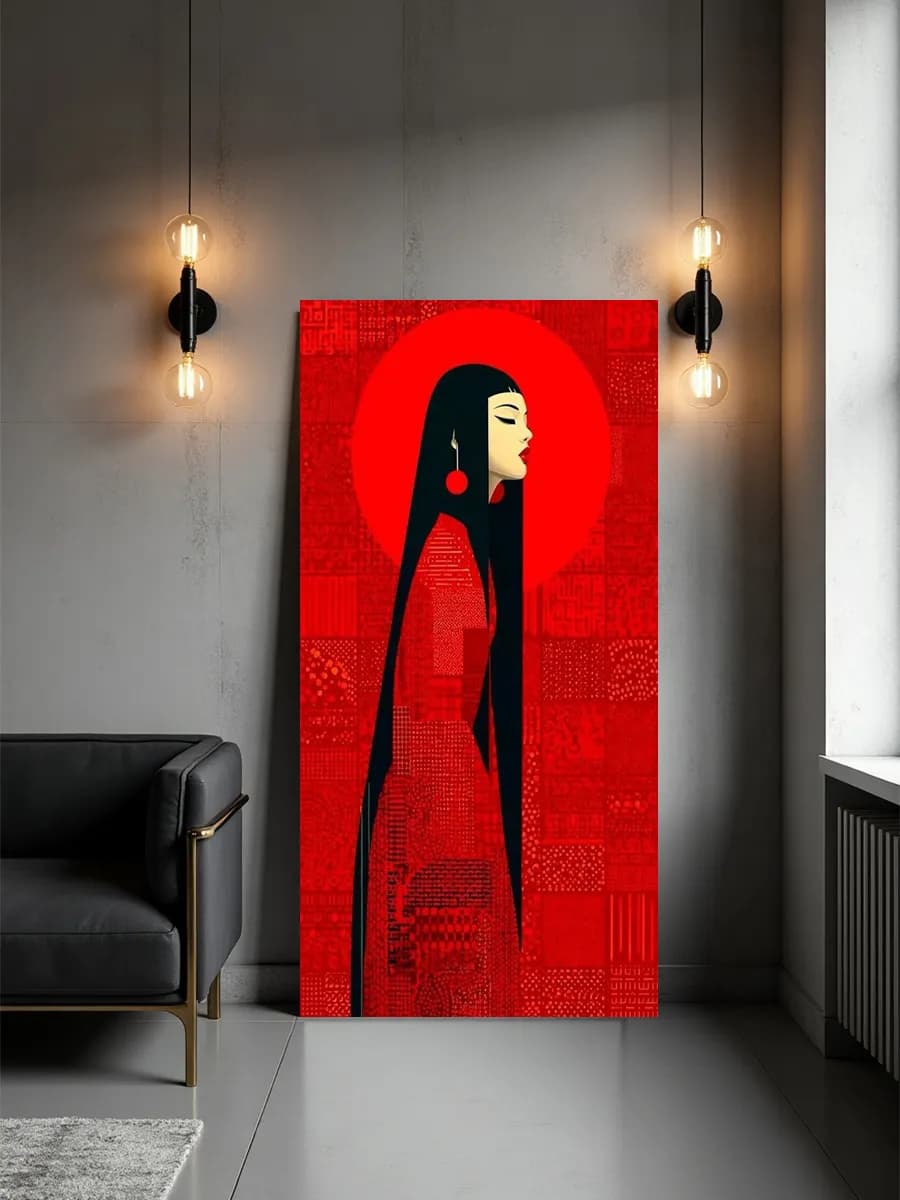 Женский образ, вытянутый формат · №7